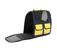 OKJHFD Cat Carrier Dog Backpack, Backpack for Small Pets,Pet Backpack Foldable Breathable Large Space Portable Travel Doghouse for Traveling Hiking for Small Dogs Cats Puppies