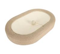 OKJHFD Cat Scratcher Bed 24 Inch Extra Large Anti Slip Sisal Scratching Board Bowl for Indoor Cat for Indoor Cats to Play