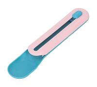 OKJHFD Cuchara para golosinas para gatos, cuchara para lamer, cuchara dispensadora de golosinas húmedas para gatos, práctica cuchara para refrigerios para alimentación de (Blue Spoon with Pink Handle)