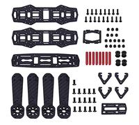 OKJHFD Drone Frame Kit, Mejore Sus Aventuras Aéreas con Los 2 Tipos De 250 Mm Quadcopter FPV Aircraft Drone Frame Kit, Accesorio RC Ideal para Qav250(Fibra de Carbon)