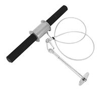 OKJHFD Forearm Wrist Roller Trainer Muscle Training Fitness Equipment with Foam Handle Cover for Muscle Building and Injury Prevention Hand Grip Strength