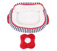 OKJHFD Indoor Cat Bed Soft, Comfortable, Warm, Autumn and Winter Cute Appearance Washable Plush Pet Dog Soothing Bed (S)