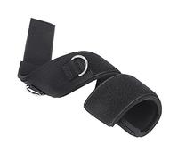 OKJHFD Leg Strap, Cotton Black 2D Ring Elastic Rope Ankle Thigh Fitness Exercise Legs Cuff Adjustable Strength Training Accessories for Men Women