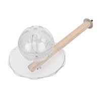 OKJHFD Pet Birds Toy Foraging Ball Durable Bite Resistant Standing Rod for Training Parrot Intelligence Toys for Budgie Lovebirds Playgym Birdcage