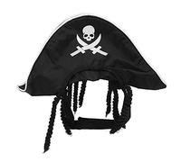 OKJHFD Pet Pirate Hat Durable Fun Halloween Party Hat Suitable for Cats and Dogs of 5-7.5kg for Christmas Holiday, Parties, Photoshoots, Gifts for Dog & Cat Lovers