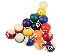 OKJHFD Professional Billiard Ball Complete Set 2.3in Resin Pool Table Accessories Indoor Sport (16 Resin Balls)