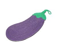 OKJHFD Sisal Cat Scratch Pad Eggplant Shape Prevent Slip Thick Kitten Scratcher Mat Rug for Floor Table Door,Cat Furniture Protector for Couch & Carpets & Sofas Visit The Conlun St