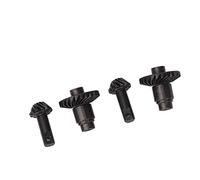 OKJHFD Steel Machined Helical Gear Set Black Remote Control Front and Rear Axle Gear Steel Axle Differentials Gear for Traxxas 1/18 TRX4M RC Vehicle