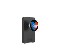 Oklahoma and Canada Flags: Heart Shaped Unity PopSockets PopWallet para MagSafe