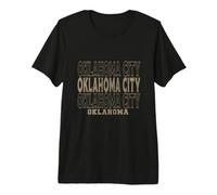 Oklahoma City Oklahoma Vintage Camiseta Premium