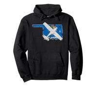 Oklahoma Pilot State Flag C172 Skyhawk Airplane Vintage Sudadera con Capucha