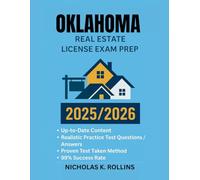 OKLAHOMA REAL ESTATE LICENSE EXAM PREP 2025/2026: Practice questions and answers designed for every subject area