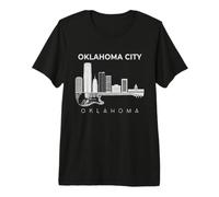 Oklahoma Souvenir Hombres Música Guitarra Recuerdo Oklahoma City Camiseta Premium