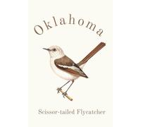Oklahoma State Bird, Scissor-tailed Flycatcher (Tyrannus forficatus) Notebook, Journal for Men, Women, Young Adults, Teens, Kids, Gift for Bird ... 120 White Lined Pages, 6"x9", Eco-Friendly