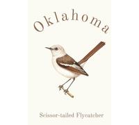 Oklahoma State Bird, Scissor-tailed Flycatcher (Tyrannus forficatus) Notebook, Journal for Men, Women, Young Adults, Teens, Kids, Gift for Bird ... 120 White Lined Pages, 6"x9", Eco-Friendly
