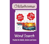 Oklahoma Word Search Puzzle Book: Oklahoma-Themed Word search - Cities, Landmarks, Nature & More, 6x9 inch, 110 pages| 50+ puzzles| holiday fun, vacation,And relaxation