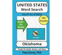 Oklahoma Word Search Puzzle Book: Popular Word Search with Easy to Read Print about Oklahoma, the Sooner State, cities, towns, & municipalities | 6x9 ... America Word Search Puzzle Books Collection)
