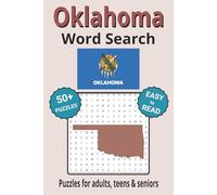 Oklahoma Word Search Puzzle Book: Search with Easy to Read Print about Oklahoma cities, plant life, wildlife and more | 6x9 inches, 110 pages | 50+ ... Gifts for Vacations, Holidays & Free Times