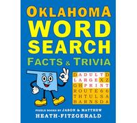Oklahoma Word Search, Trivia, and Facts!: Oklahoma history, vintage postcards, photos, and games large print activity book for adults and seniors! (Word Search Activity Book Series!)