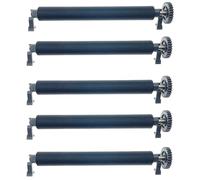 OKLILI Kit de rodillo de placa de transferencia con bujes de rodamiento compatible con Zebra ZD420 ZD421 ZD620 ZD621 impresora de código de barras de etiqueta térmica (5 kits ZD420D ZD421D ZD620D