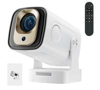 Oklumi Projector, 2025 Upgrade Oklumi Projector, Mini Portable Projector 4k Ultra HD WiFi Bluetooth, Auto Keystone 180° Smart Movie HD Projector (1 Set)