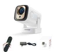 Oklumi Projector, 2025 Upgrade Oklumi Projector, Mini Portable Projectors 4k Ultra HD WiFi Bluetooth, 180 Adjustment Display for Home Theater & Outdoor Use (1set)