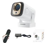 Oklumi Projector, Oklumi 4k Projector, HY 260pro Portable Projector Comes, with WiFi 6 and Bluetooth BT 5.4, Auto Keystone 180° Display for Home Theater, Mini Portable (1PC)