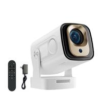 Oklumi Projector, Oklumi - Pivot 2, Mini Portable Projector 4k Ultra HD WiFi Bluetooth, 180 Adjustment Display for Home Theater & Outdoor Use (1-PCS)