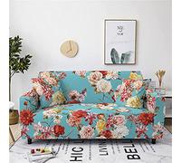 OKMJ Funda de sofá estampada con flores - Fundas elásticas para sofá - 1/2/3/4 plazas, resistente al deslizamiento, universal, para sala de estar, sofá elástico
