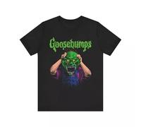 OKMN76huc Goosebumps Shirt The Haunted Mask R.L. Stine Black XL