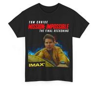 OKMN76huc Mission Impossible The Final Reckoning 2025 Tom Cruise T Shirt Black M