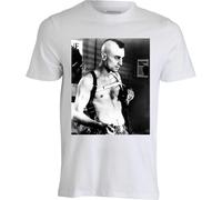 OKMN76huc Robert De Niro Taxi Driver Retro Movie White Printed Cotton Men's T-Shirt Top White 3XL
