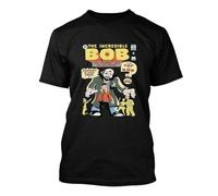 OKMN76huc The Incredible Bob Jay and Silent Bob99 6 T-Shirt Black M