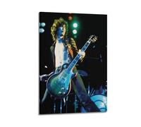 OKMNJU Póster de músico Jimmy Page1 - Póster decorativo de lienzo para pared e impresión artística moderna para dormitorio familiar, pósteres de 20 x 30 pulgadas (50 x 75 cm)