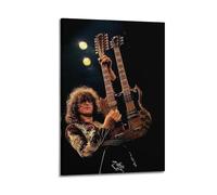 OKMNJU Póster de músico Jimmy Page2 - Póster decorativo de lienzo para pared e impresión artística moderna para dormitorio familiar, 40 x 60 cm