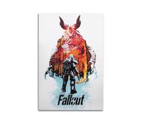 OKMNJU Póster decorativo de Fallout Season 2 Winter Wastelan para pared e impresión artística moderna para dormitorio familiar, 20 x 30 cm