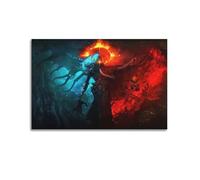 OKMNJU Póster decorativo de Path of Exile Game, lienzo decorativo para pared e imagen artística moderna para decoración de dormitorio familiar, 60 x 90 cm
