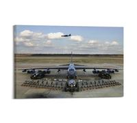 OKNGB B-52 Stratofortress - Póster de bombardero estratégico, pintura decorativa, lienzo, póster de pared e imagen artística moderna para decoración de dormitorio familiar, 30 x 45 cm