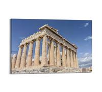 OKNGB Póster de historia antigua del Partenón, columnas del templo de la civilización griega, mitología, pintura decorativa, lienzo artístico, 30 x 45 cm