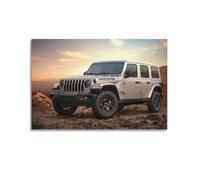 OKNGB Póster de SUV todoterreno Wrangler Unlimited Supercar, póster decorativo de lienzo para pared e impresión artística moderna de decoración de dormitorio familiar, pósteres de 20 x 30 pulgadas (50