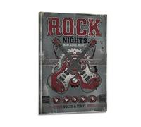 OKNGB Póster decorativo de Volts & Vinyl con música retro y rock duro, póster decorativo para pared e impresión artística moderna para dormitorio familiar, pósteres de 12 x 18 pulgadas (30 x 45 cm)