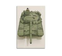OKNGB Póster decorativo del tanque de batalla principal de Rusia T-80UD, póster de pared e impresión artística moderna para decoración de dormitorio familiar, 30 x 45 cm
