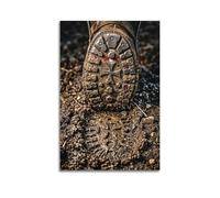 OKNGB Póster decorativo moderno en lienzo con texto en inglés "Camino de los cruzados dejando una marca para Dios Templario", arte de pared ideal para familia, sala de juegos, dormitorio de niños y