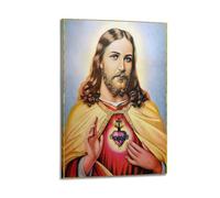OKNGB Póster vintage de Jesús Biblia Espíritu Santo moderno decorativo, arte de pared ideal para familia, sala de juegos, dormitorio de niños y niñas, 40 x 60 cm
