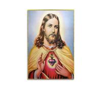 OKNGB Póster vintage de Jesús Biblia Espíritu Santo moderno decorativo, arte de pared ideal para familia, sala de juegos, dormitorio de niños y niñas, 50 x 75 cm