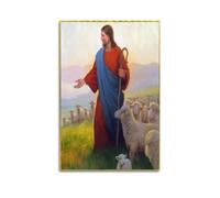 OKNGB Póster vintage de Jesús Biblia Espíritu Santo moderno decorativo, arte de pared ideal para familia, sala de juegos, dormitorio de niños y niñas, 50 x 75 cm