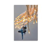 OKNGB Su-27 Flanker Fighter - Póster de acción táctica, pintura decorativa, lienzo, póster de pared e impresión artística moderna para decoración de dormitorio familiar, pósteres de 20 x 30 pulgadas