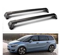 OKNGHPLIU 2Piezas Aluminio Coche Bacas Personalizadas para Citroen C4 Grand Picasso 2014-2024, Barras de Techo Auto Antióxido Anti Robo con Cerradura