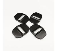 OKNGHPLIU 4Piezas Coche Cubierta Cerradura Puerta para Alfa Romeo Giulia Stelvio 952 949, Cubiertas Protectoras de Acero Inoxidable Anticorrosión Accesorios,A/Black