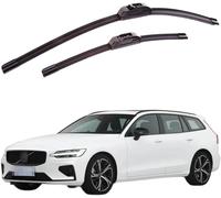 OKNGHPLIU Coche Limpiaparabrisas para Volvo V60 2019-2024, Parabrisas Escobillas Hojas de Repuesto Kit Todo Clima Limpia Accesorios